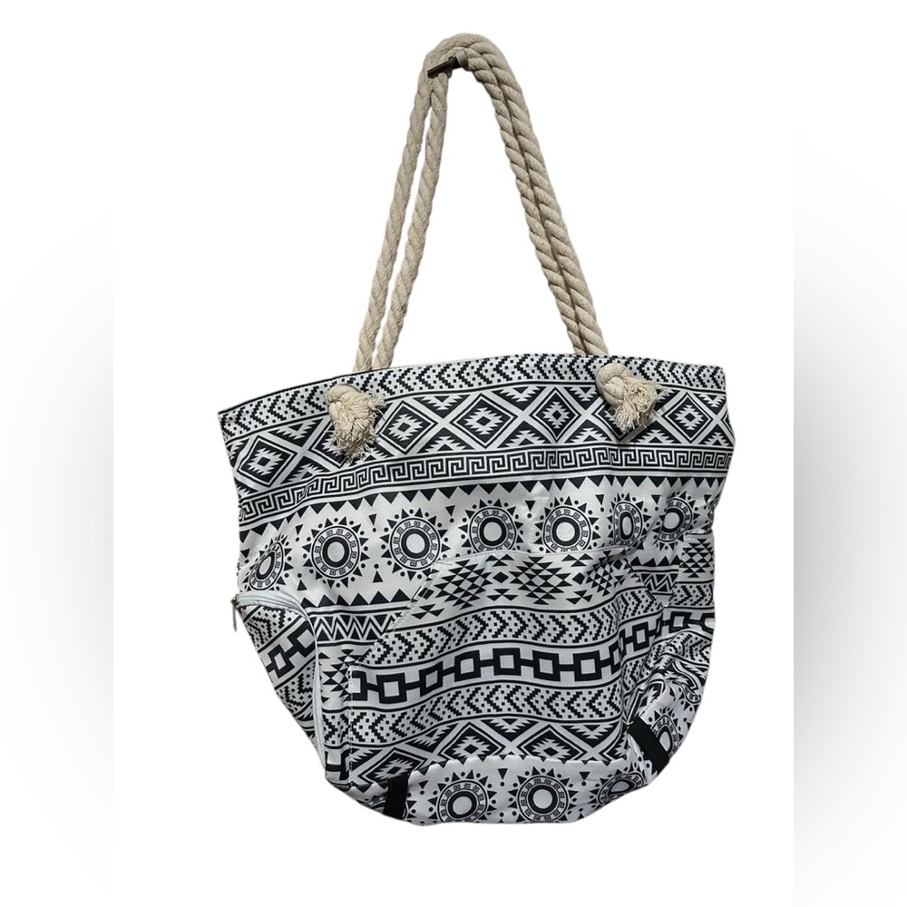 Geometric Beach Bag
